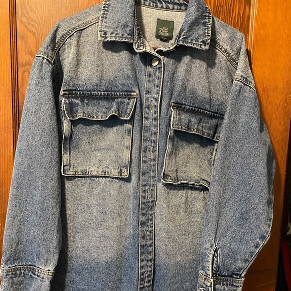 Target Shirt Denim Jacket Wild Fable 